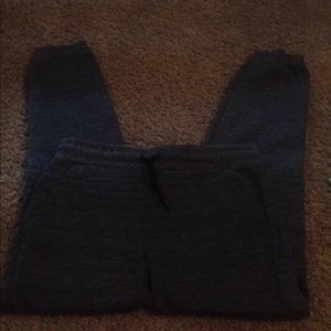 Gray sweatpants